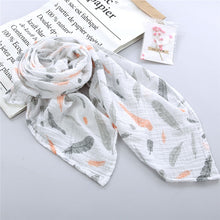 Load image into Gallery viewer, 2 Layers Baby Swaddle Blankets Muslin Wrap Newborn Stroller Cover Play Mat Infant Bath Towel Baby Accessories Cotton Blanket