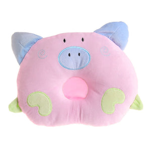 Newborn Pillow Baby Positioner Infant Prevent Pig Pattern Figure Head Pillows House Bedding Soft Sleeping Positioner