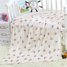 Load image into Gallery viewer, 2 Layers Baby Swaddle Blankets Muslin Wrap Newborn Stroller Cover Play Mat Infant Bath Towel Baby Accessories Cotton Blanket