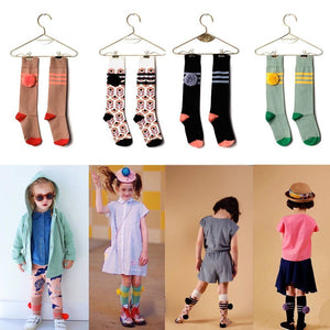 Baby Girl Knee High Socks Infantil Menina Kids School Socks Wolf Rita Brand Toddler Boys Socks Children Chaussettes Enfants
